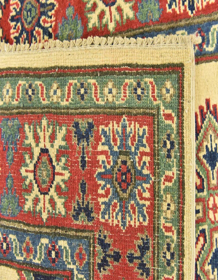 Detail image of  3' 9 x 6'  Hand Knotted Kazak Rug