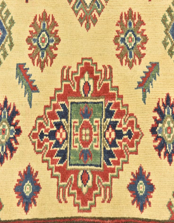 Detail image of  3' 9 x 6'  Hand Knotted Kazak Rug