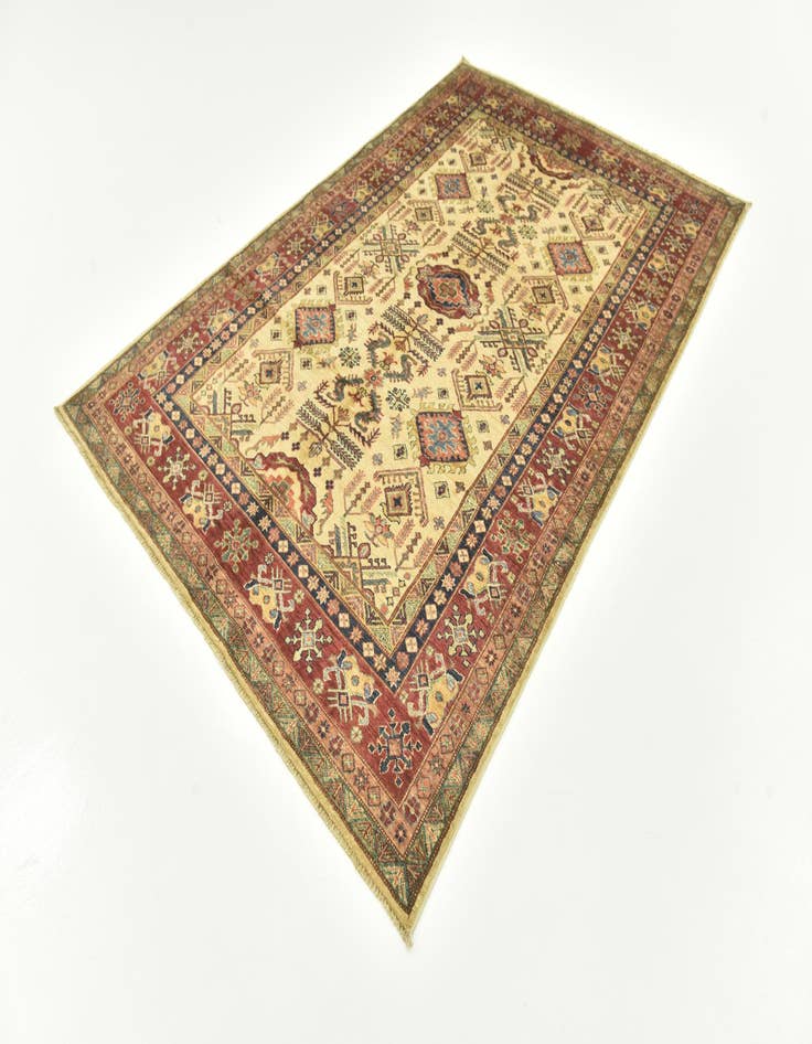 Detail image of  5' 9 x 8' 9  Hand Knotted Kazak Oriental Rug