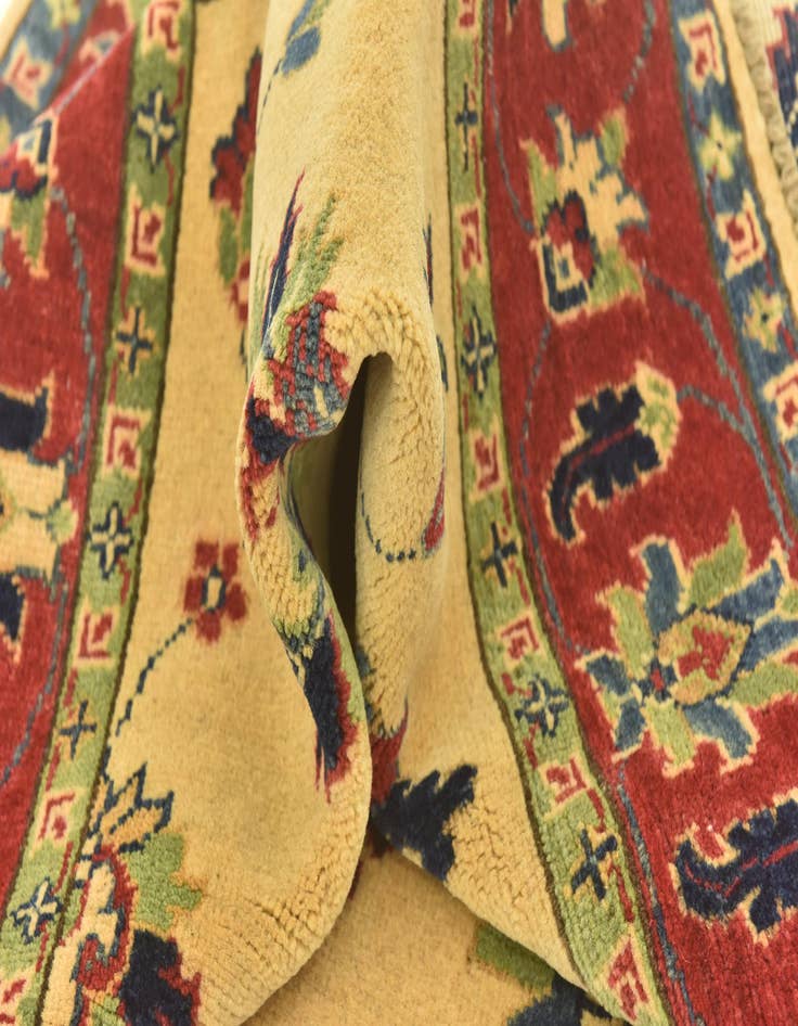 Detail image of  4' 10 x 6' 9  Hand Knotted Kazak Rug