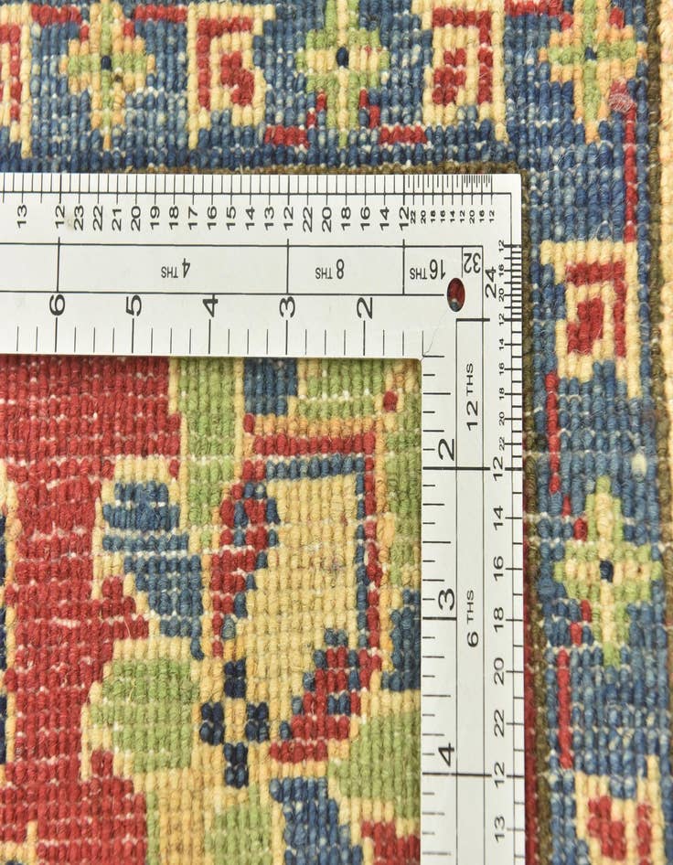 Detail image of  4' 10 x 6' 9  Hand Knotted Kazak Rug