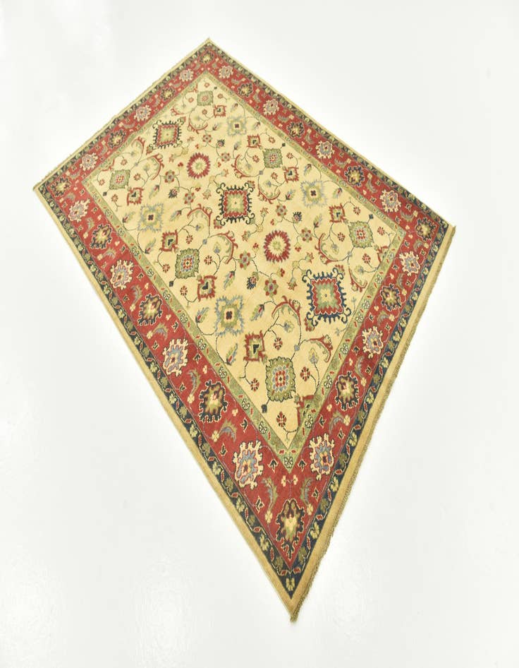 Detail image of  4' 10 x 6' 8  Hand Knotted Kazak Rug