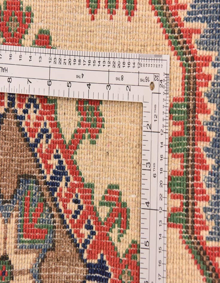 Detail image of  5' x 6' 10  Hand Knotted Kazak Rug