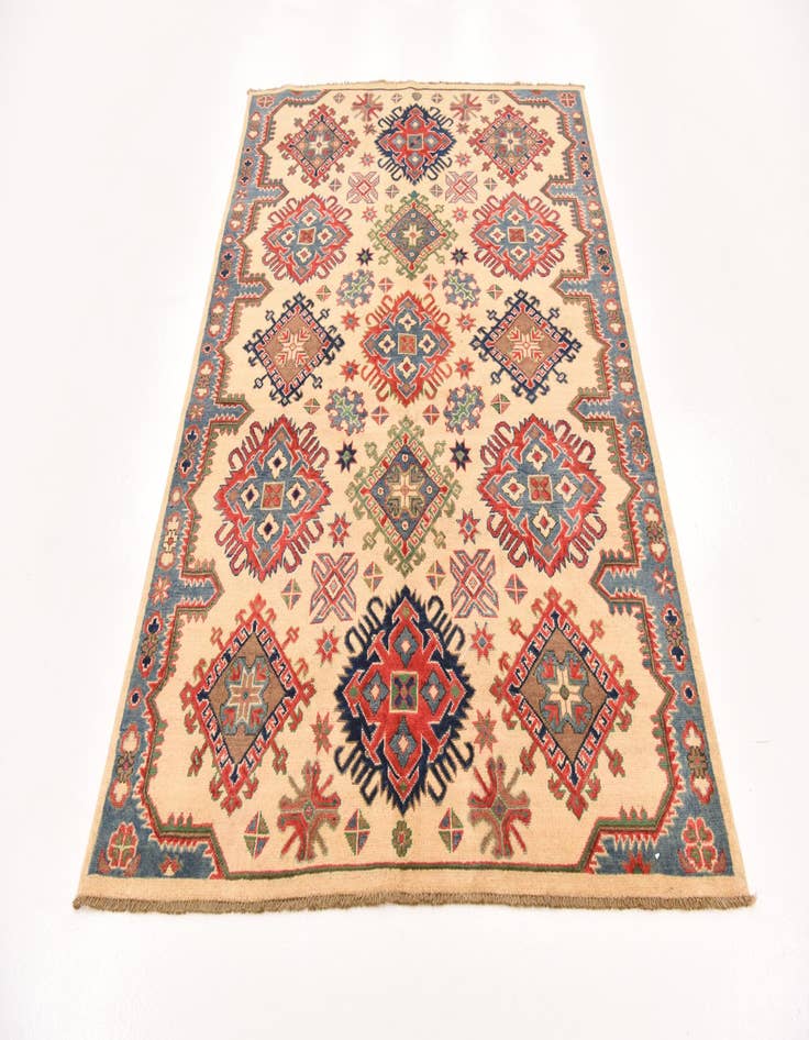 Detail image of  5' x 6' 10  Hand Knotted Kazak Rug