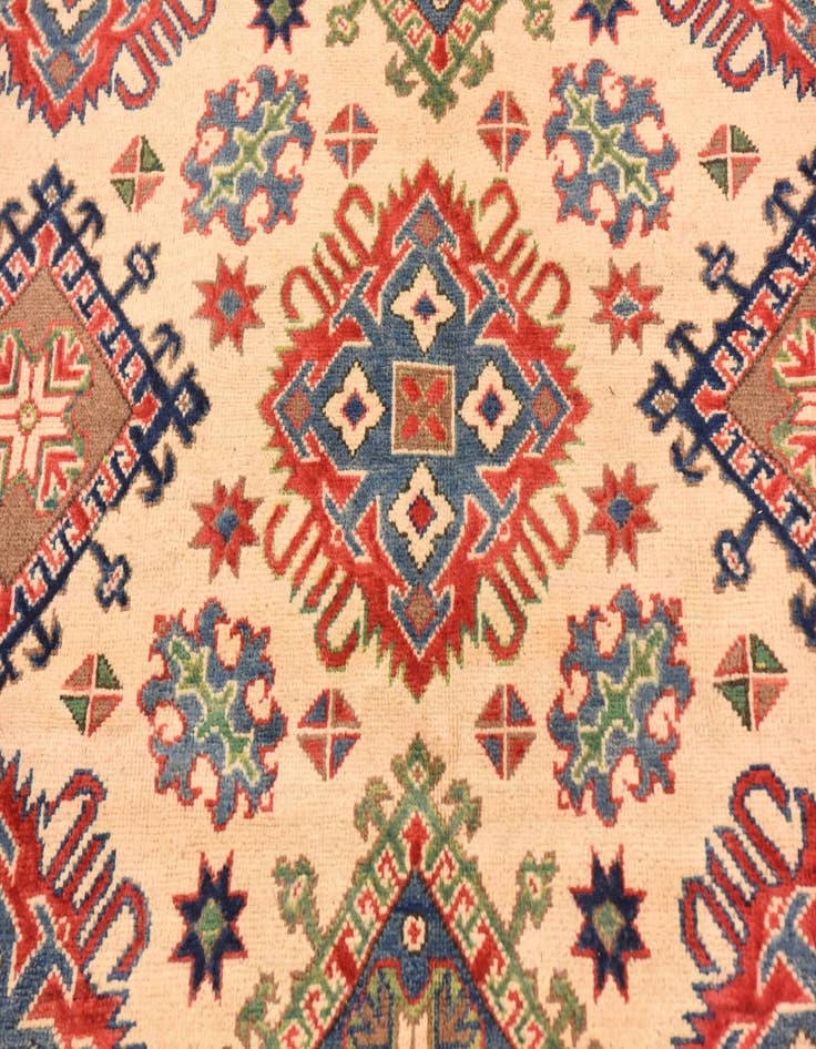 Detail image of  5' x 6' 10  Hand Knotted Kazak Rug