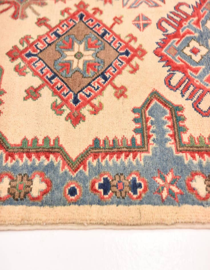 Detail image of  5' x 6' 10  Hand Knotted Kazak Rug