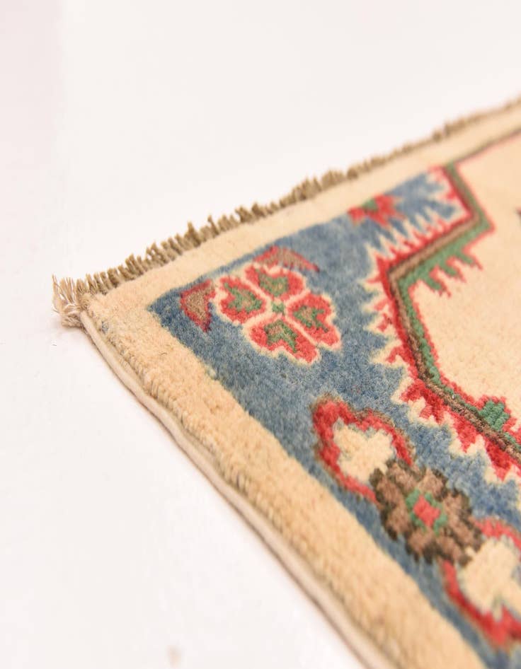 Detail image of  5' x 6' 10  Hand Knotted Kazak Rug