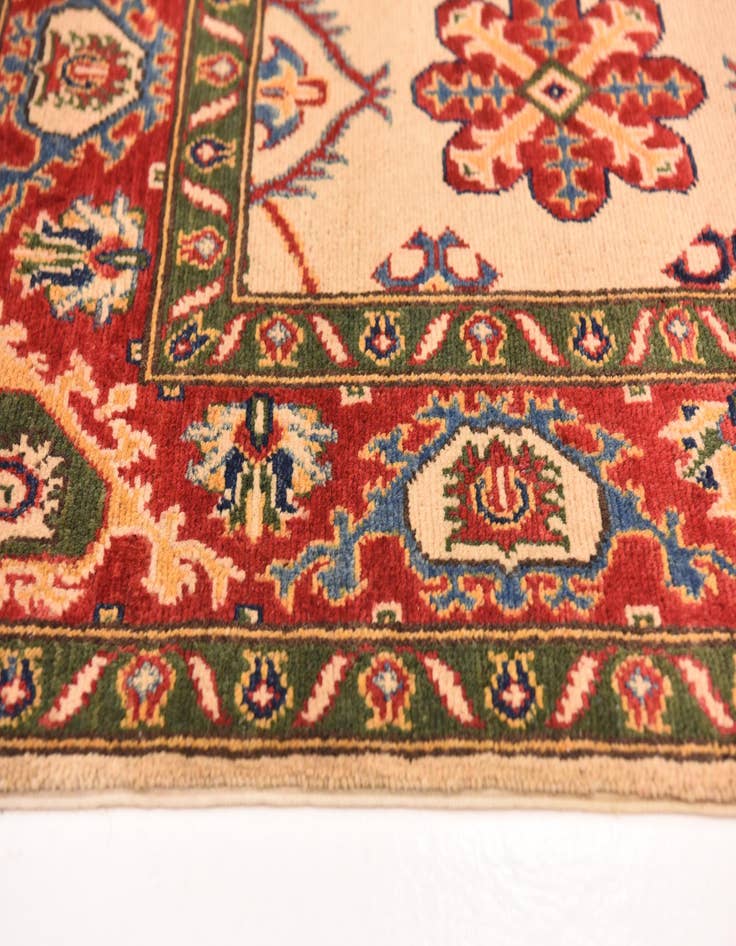 Detail image of  4' 11 x 7' 1  Hand Knotted Kazak Rug