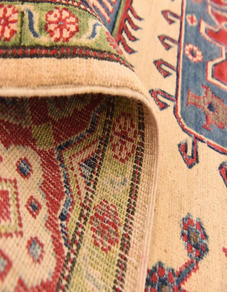 Detail image of  5' 7 x 7' 9  Hand Knotted Kazak Rug
