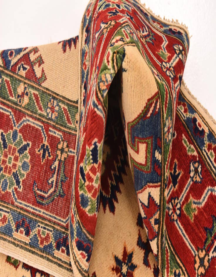 Detail image of  5' 6 x 7' 10  Hand Knotted Kazak Rug