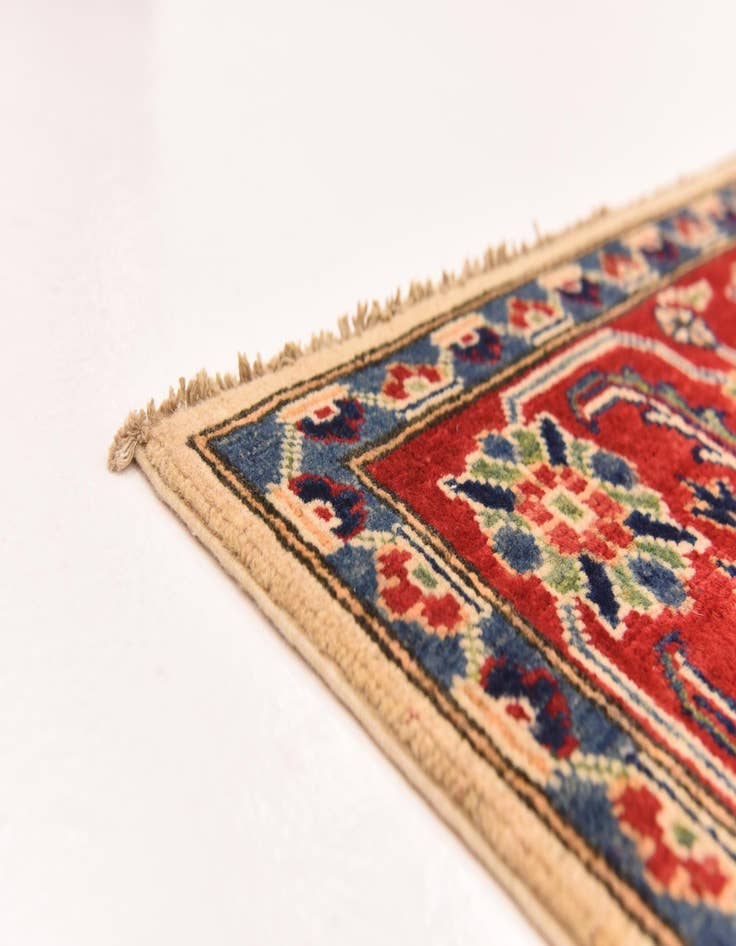 Detail image of  5' 6 x 7' 10  Hand Knotted Kazak Rug