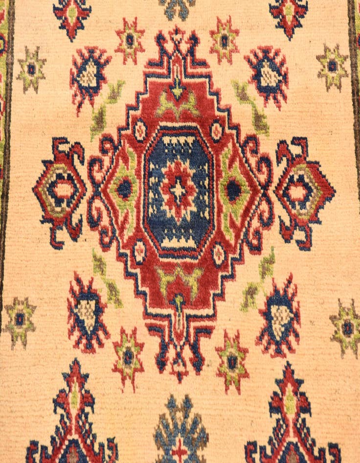 Detail image of  3' 3 x 5'  Hand Knotted Kazak Rug