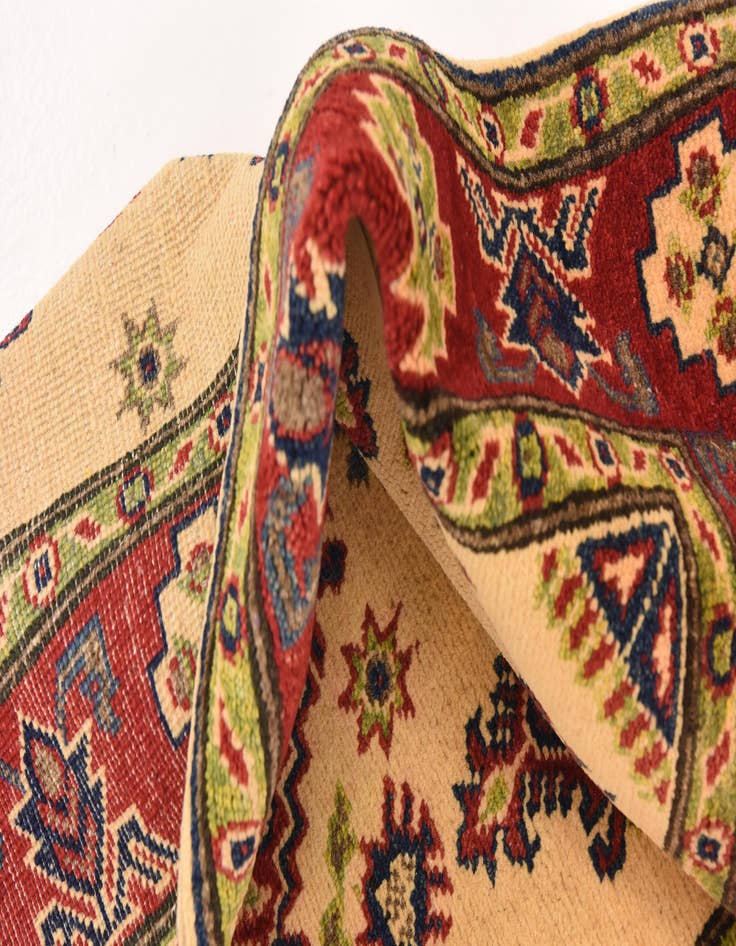 Detail image of  3' 3 x 5'  Hand Knotted Kazak Rug