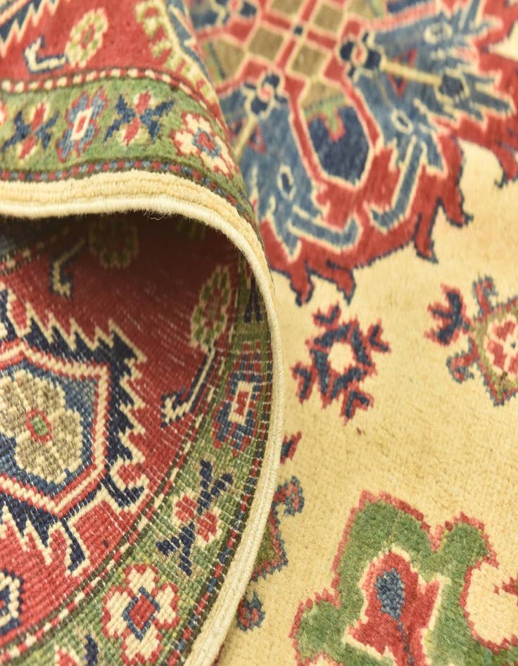 Detail image of  5' 1 x 7' 2  Hand Knotted Kazak Rug