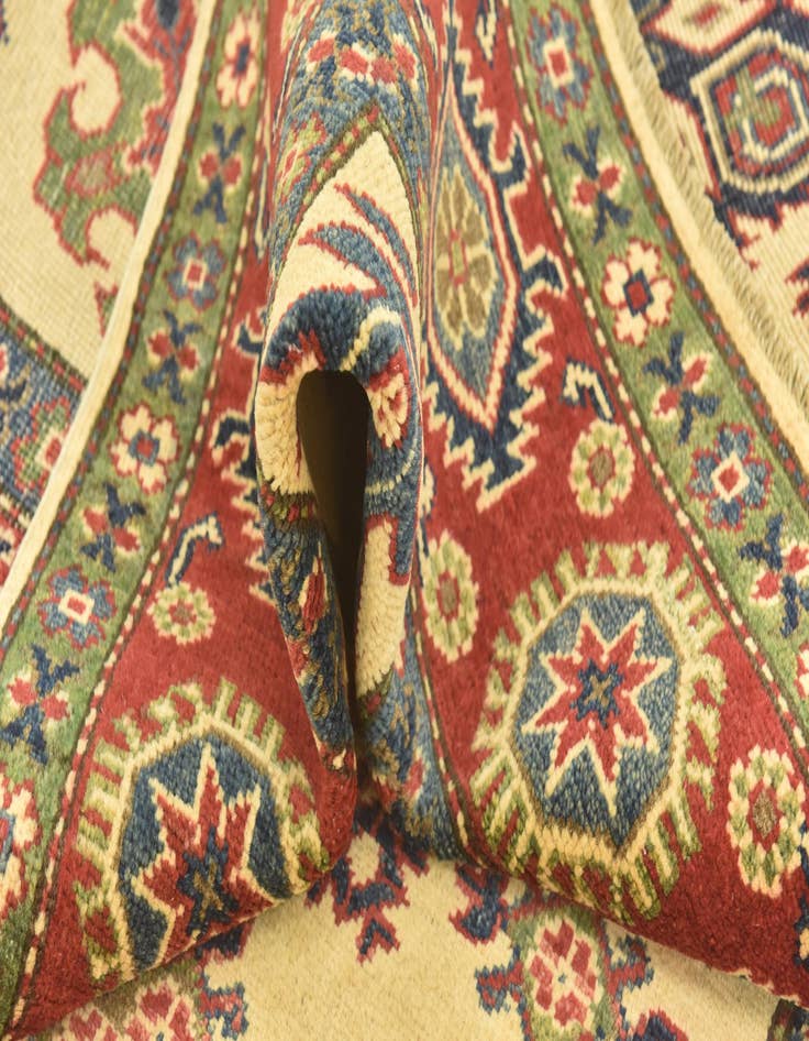 Detail image of  5' 1 x 7' 2  Hand Knotted Kazak Rug