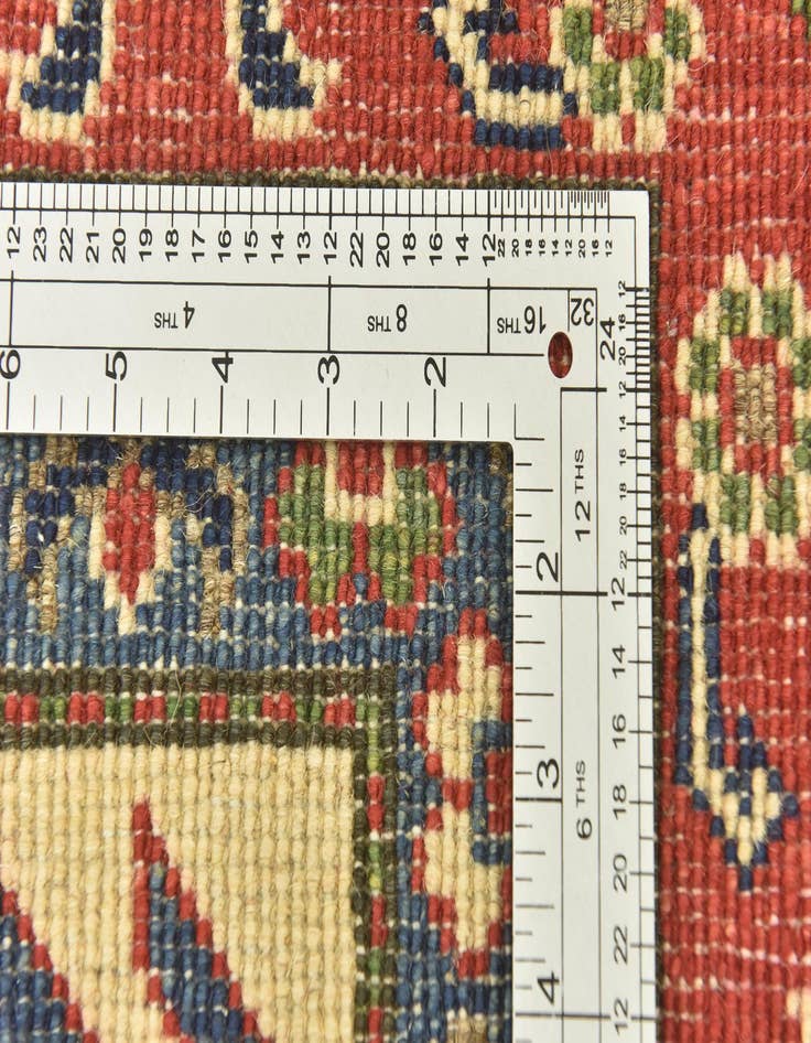 Detail image of  5' 1 x 7' 2  Hand Knotted Kazak Rug