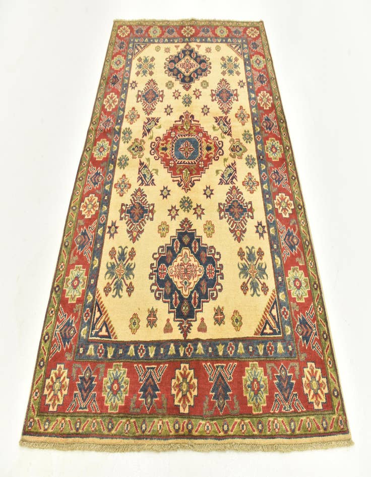 Detail image of  5' 1 x 7' 2  Hand Knotted Kazak Rug