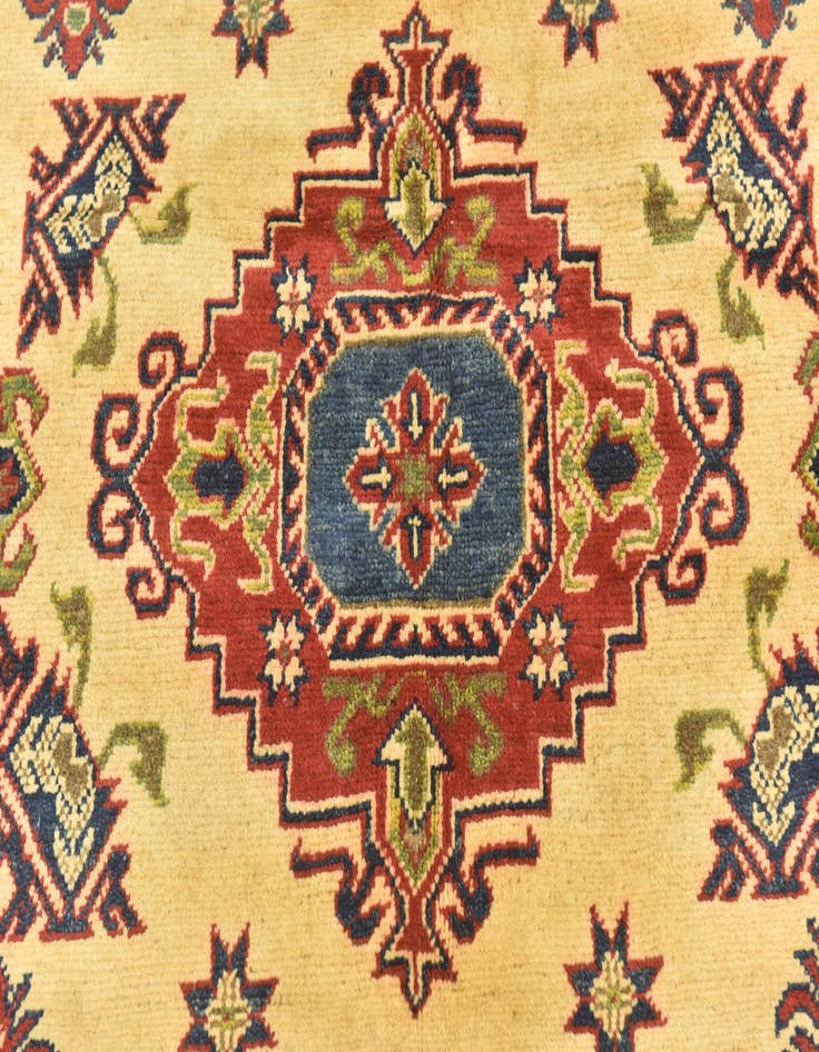 Detail image of  5' 1 x 7' 2  Hand Knotted Kazak Rug