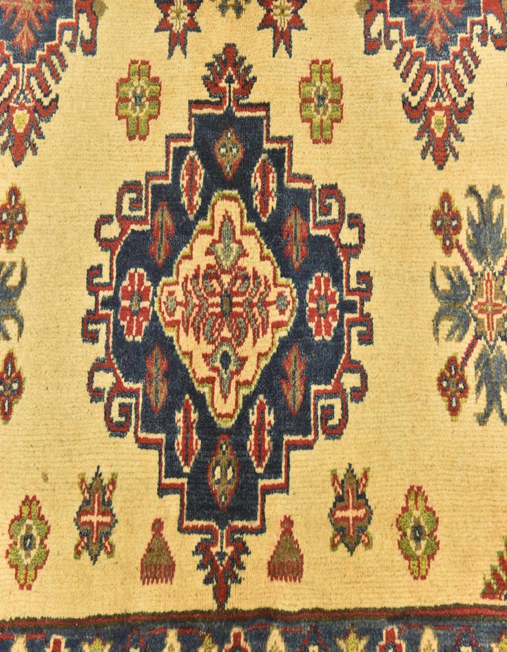 Detail image of  5' 1 x 7' 2  Hand Knotted Kazak Rug
