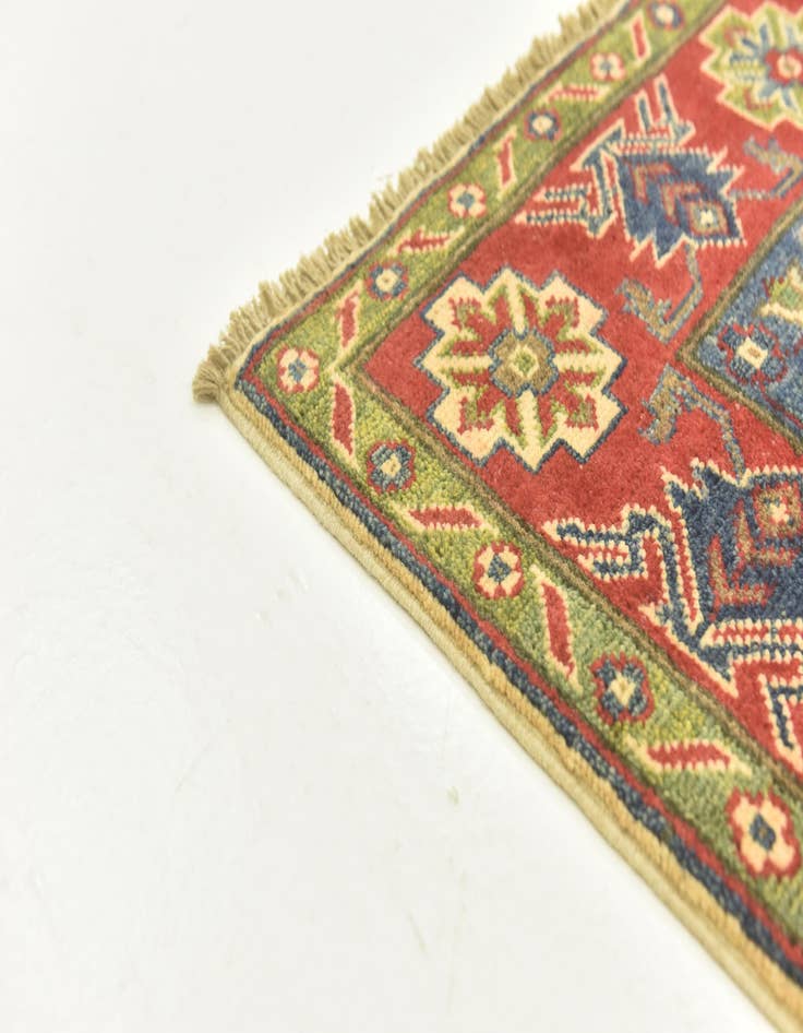 Detail image of  5' 1 x 7' 2  Hand Knotted Kazak Rug