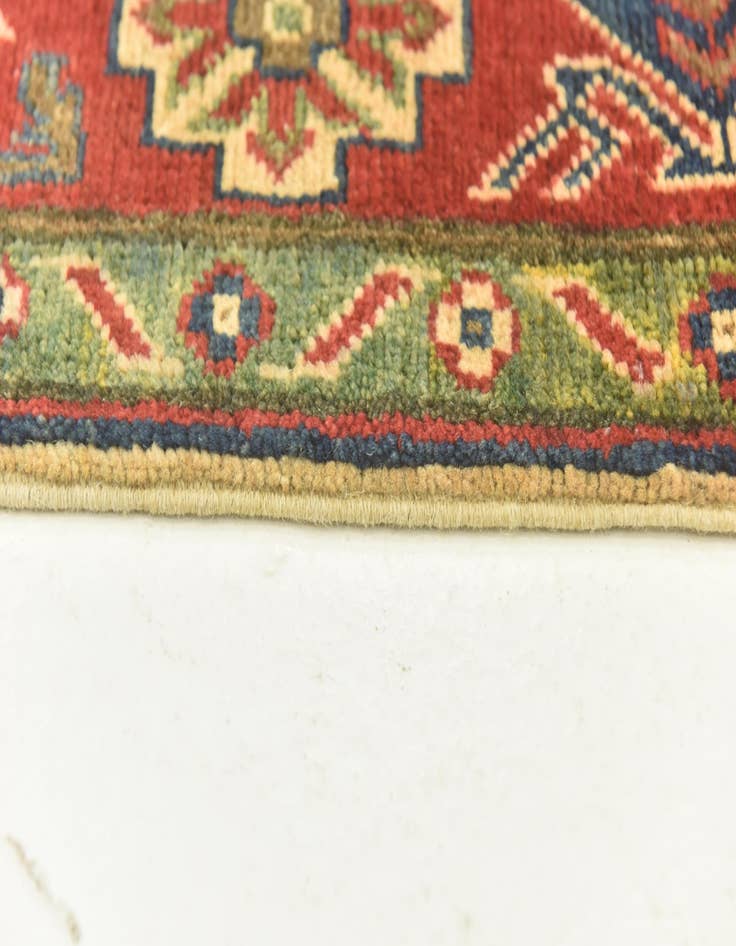 Detail image of  5' 1 x 7' 2  Hand Knotted Kazak Rug