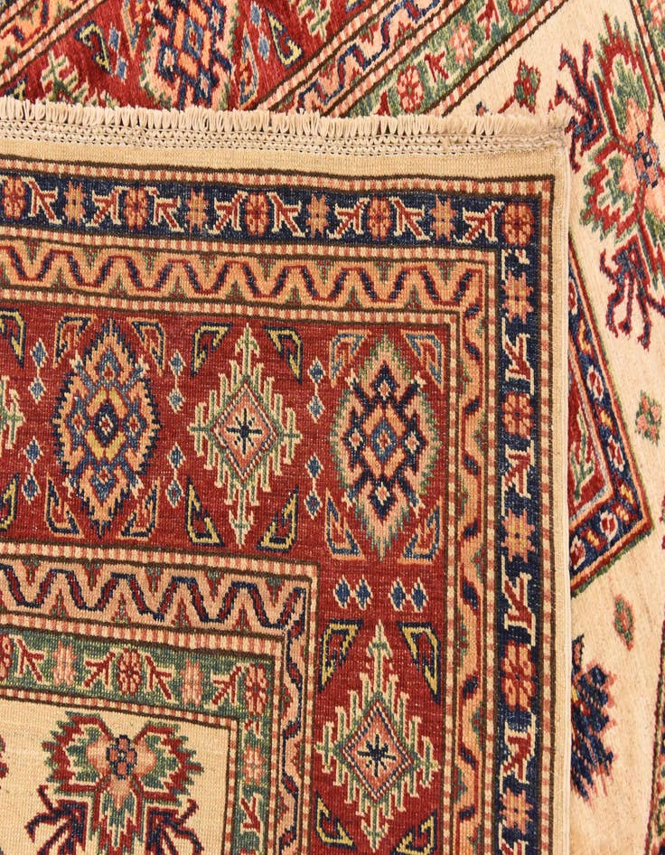 Detail image of  5' 8 x 8' 2  Hand Knotted Kazak Oriental Rug