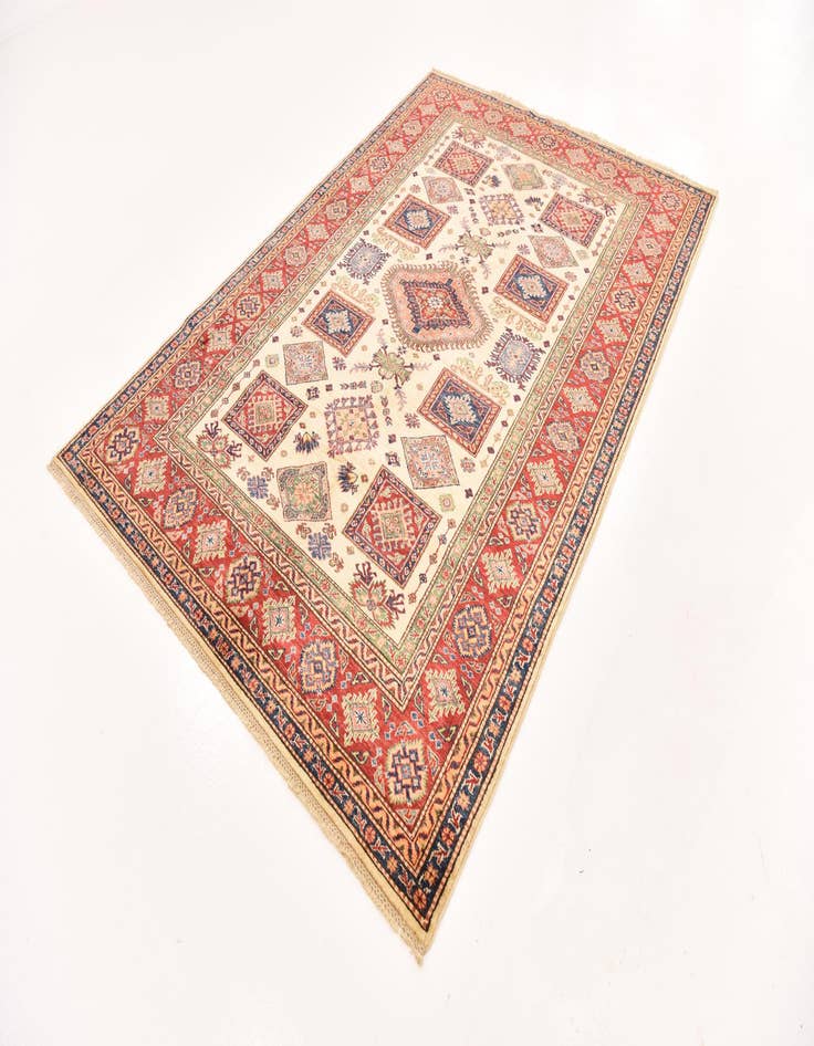 Detail image of  5' 8 x 8' 2  Hand Knotted Kazak Oriental Rug