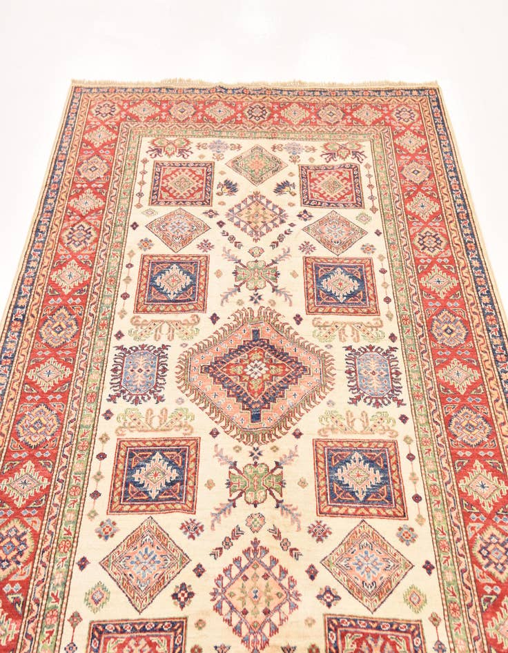 Detail image of  5' 8 x 8' 2  Hand Knotted Kazak Oriental Rug