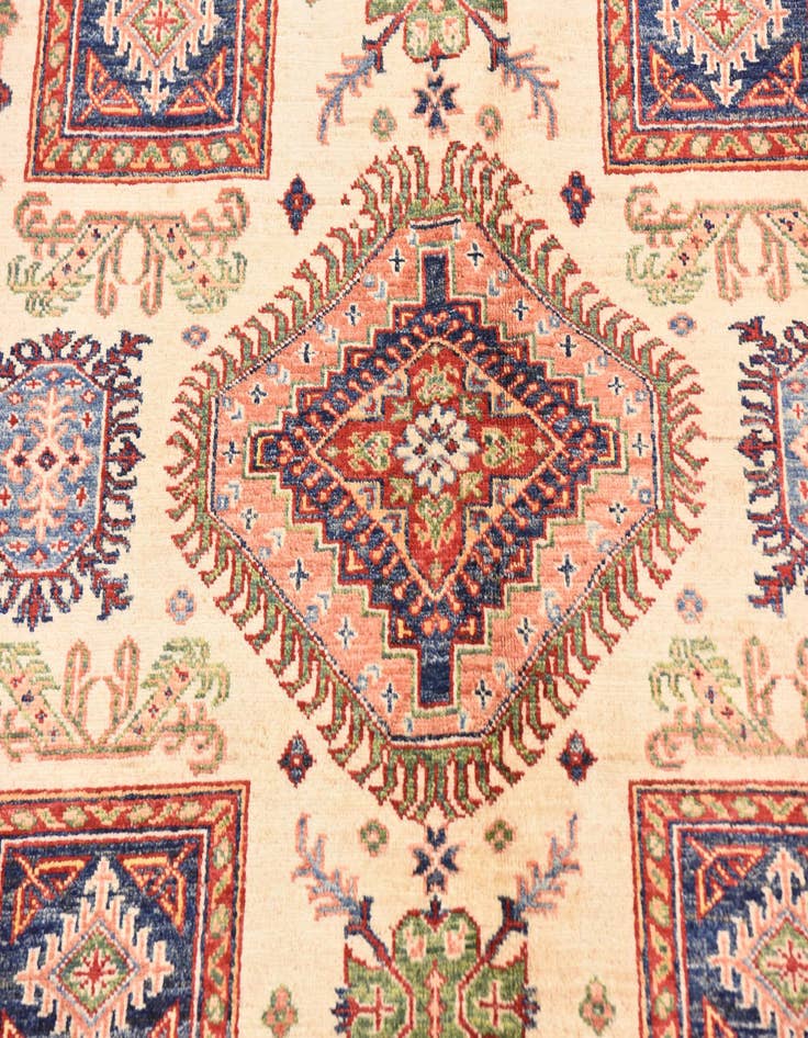 Detail image of  5' 8 x 8' 2  Hand Knotted Kazak Oriental Rug