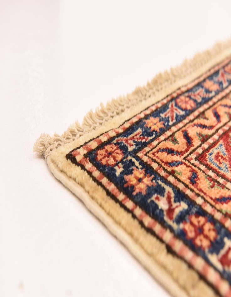 Detail image of  5' 8 x 8' 2  Hand Knotted Kazak Oriental Rug