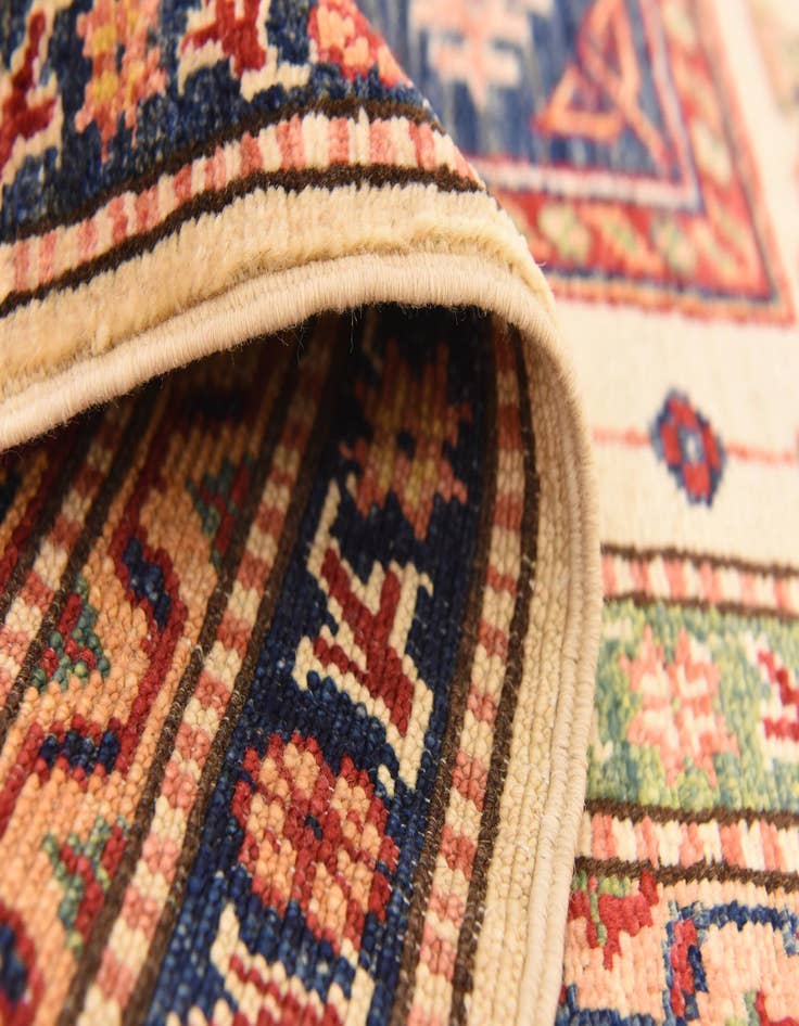 Detail image of  5' 8 x 8' 2  Hand Knotted Kazak Oriental Rug