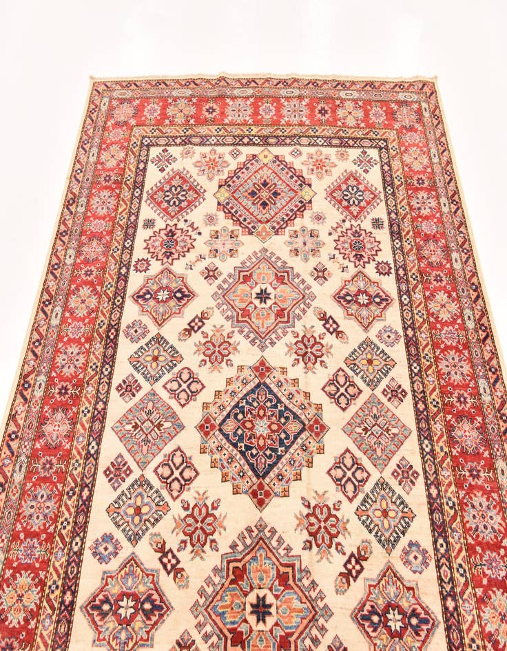 Detail image of  5' 9 x 7' 9  Hand Knotted Kazak Oriental Rug