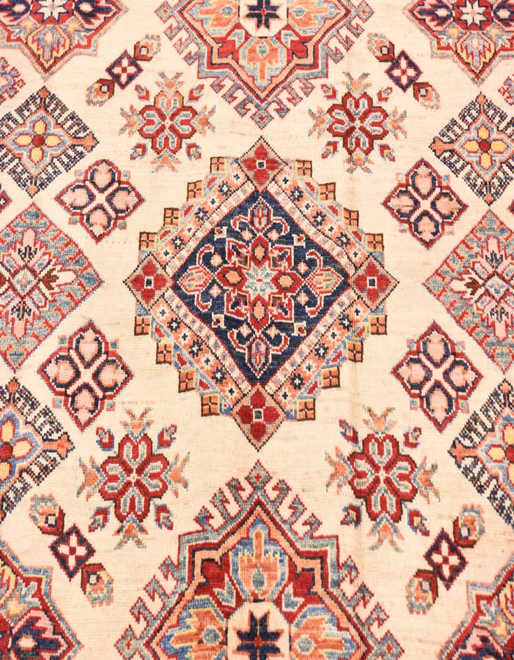 Detail image of  5' 9 x 7' 9  Hand Knotted Kazak Oriental Rug