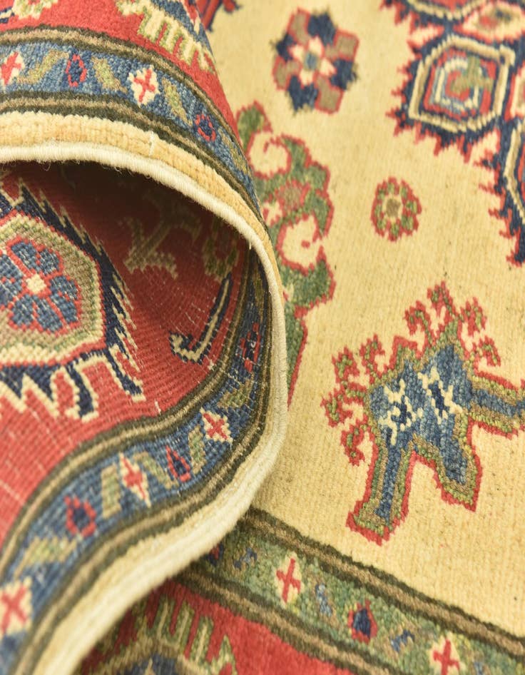 Detail image of  4' 4 x 5' 8  Hand Knotted Kazak Rug