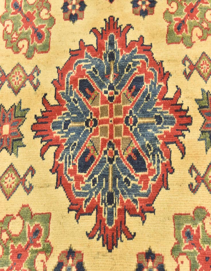 Detail image of  4' 4 x 5' 8  Hand Knotted Kazak Rug