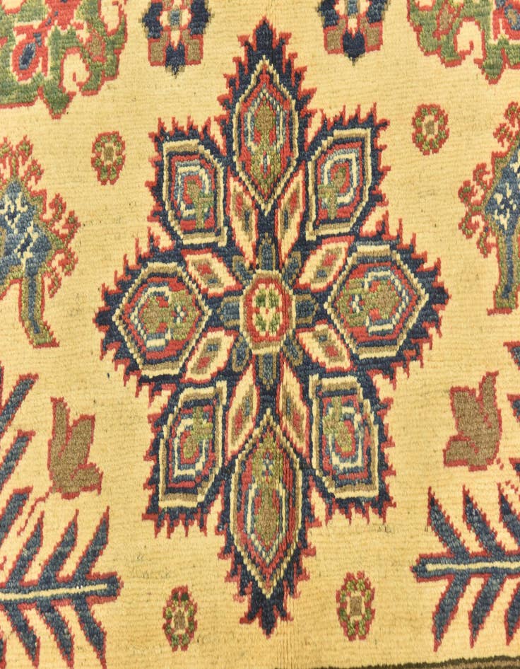 Detail image of  4' 4 x 5' 8  Hand Knotted Kazak Rug