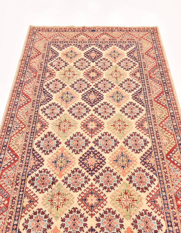 Detail image of  5' 8 x 7' 11  Hand Knotted Kazak Oriental Rug