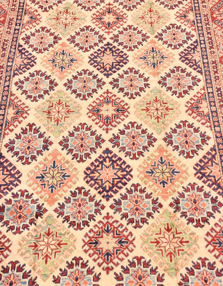 Detail image of  5' 8 x 7' 11  Hand Knotted Kazak Oriental Rug
