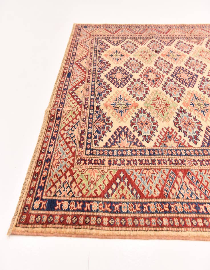 Detail image of  5' 8 x 7' 11  Hand Knotted Kazak Oriental Rug