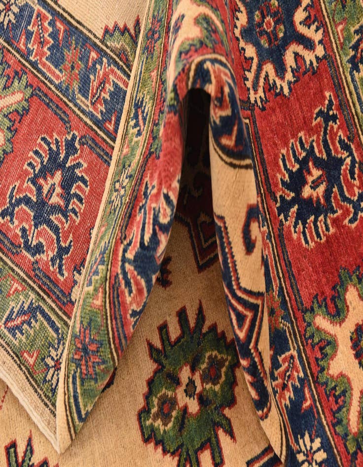 Detail image of  6' 7 x 9' 6  Hand Knotted Kazak Rug