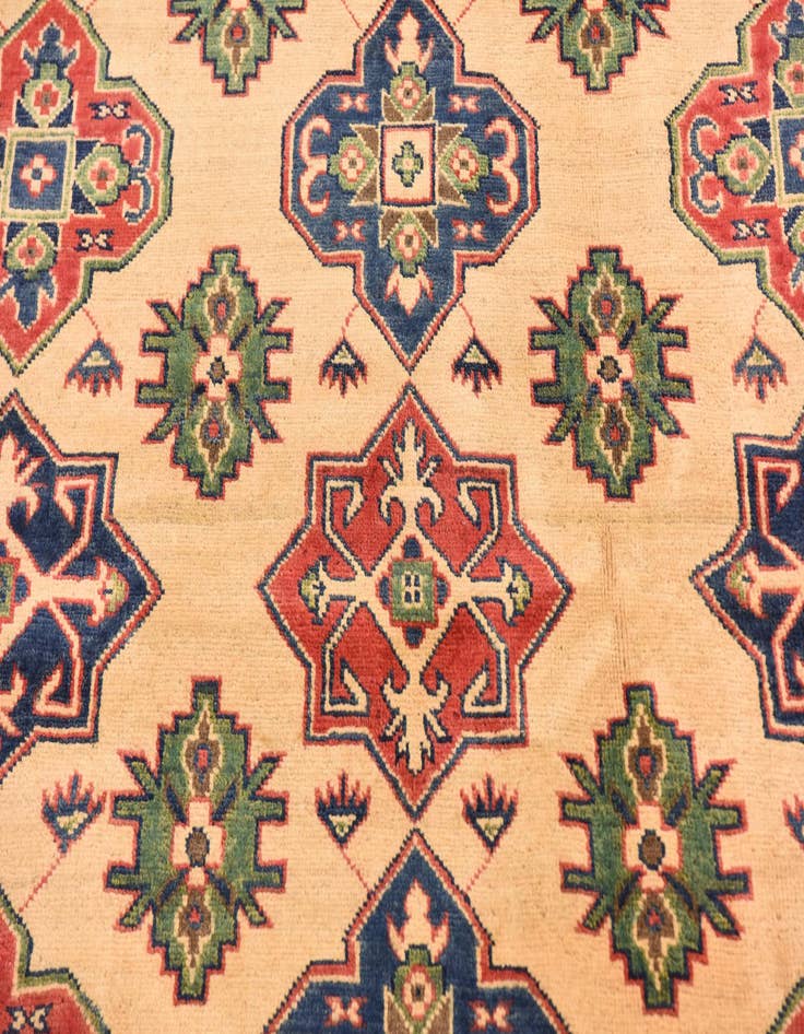 Detail image of  6' 7 x 9' 6  Hand Knotted Kazak Rug