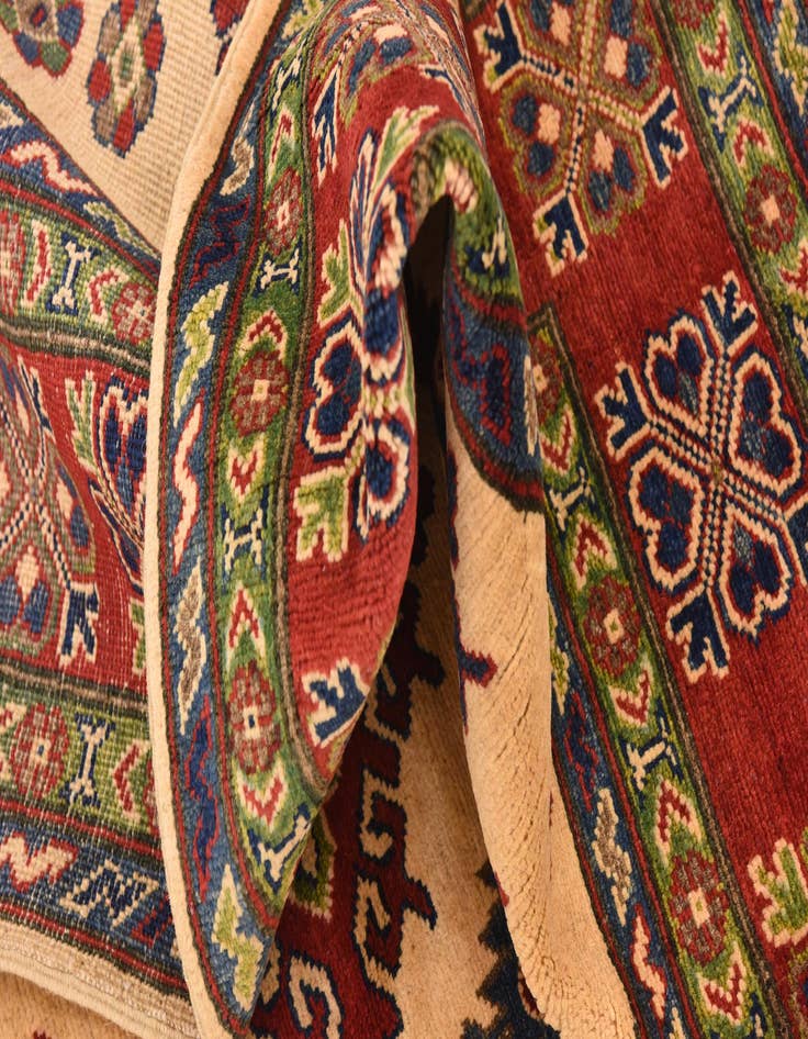 Detail image of  6' 9 x 9' 3  Hand Knotted Kazak Rug