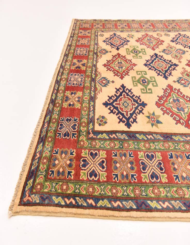 Detail image of  6' 9 x 9' 3  Hand Knotted Kazak Rug