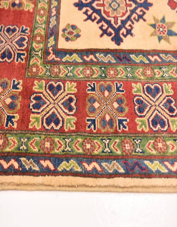 Detail image of  6' 9 x 9' 3  Hand Knotted Kazak Rug
