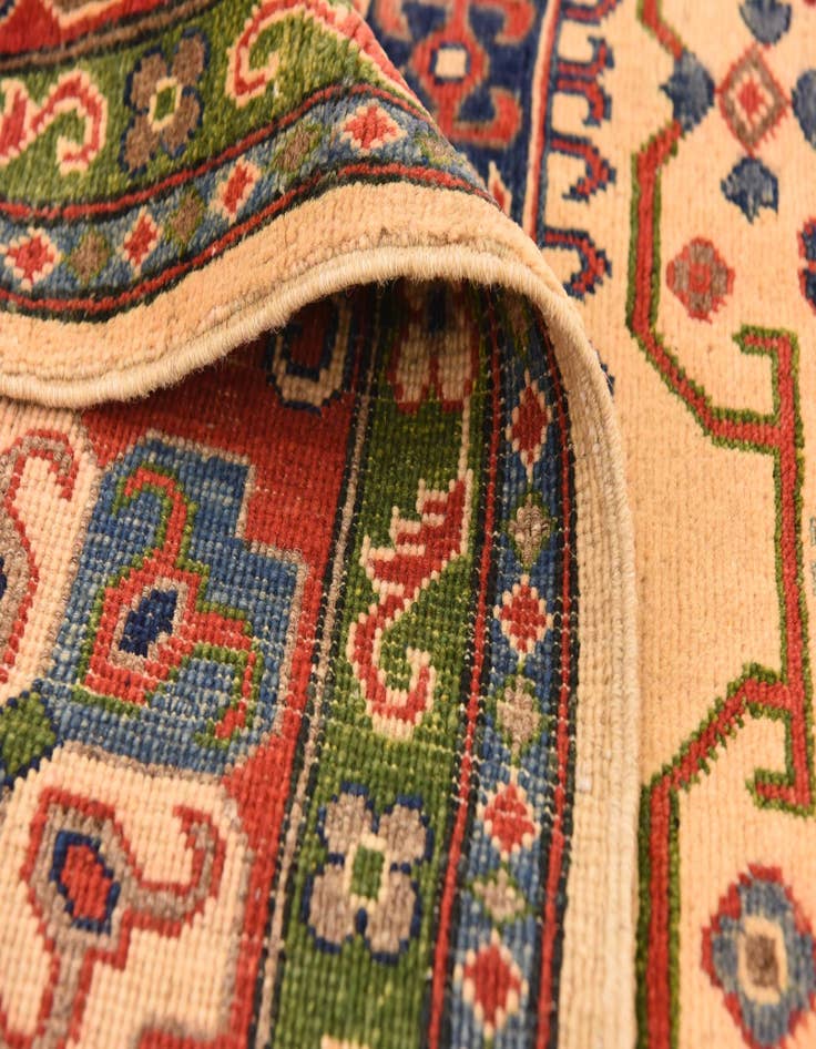 Detail image of  6' x 9'  Hand Knotted Kazak Rug