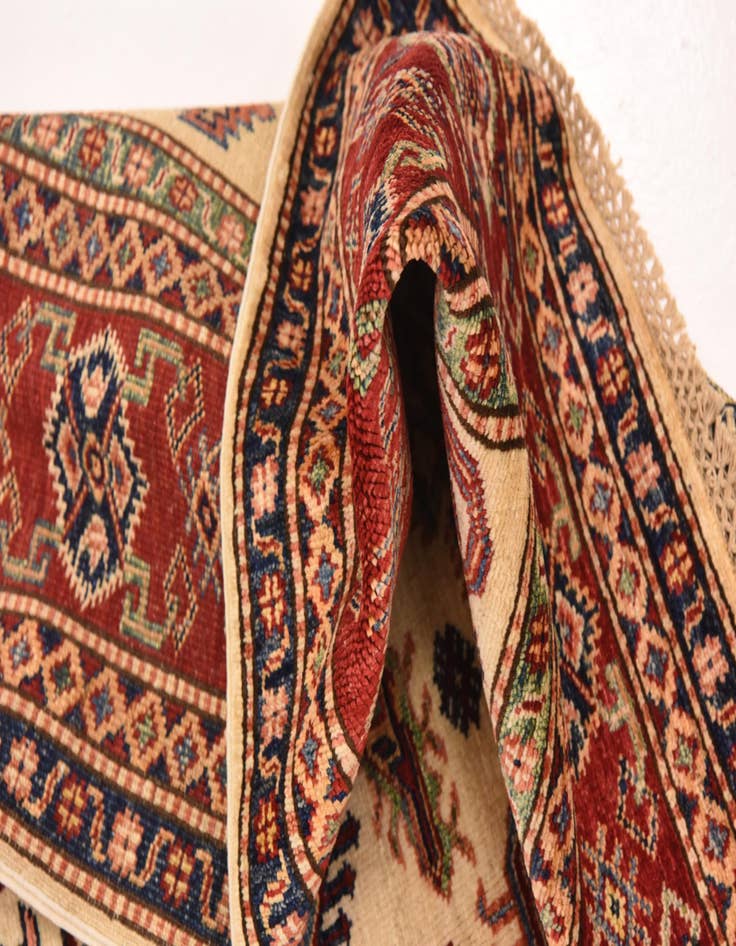 Detail image of  5' 7 x 8' 10  Hand Knotted Kazak Oriental Rug