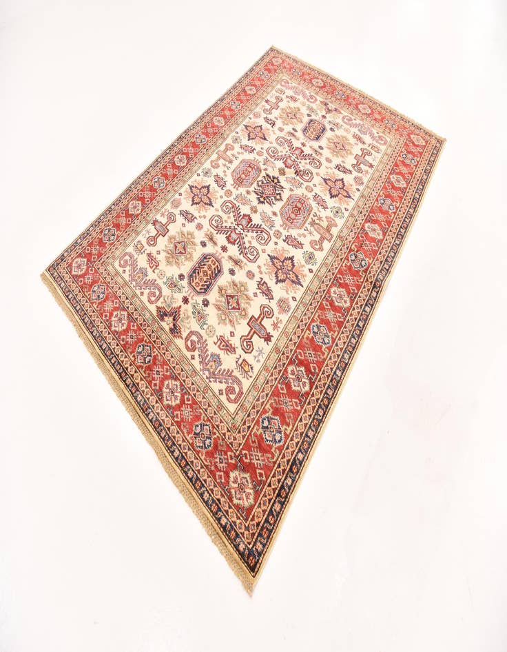 Detail image of  5' 7 x 8' 10  Hand Knotted Kazak Oriental Rug