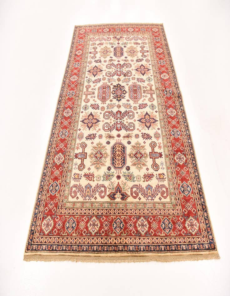 Detail image of  5' 7 x 8' 10  Hand Knotted Kazak Oriental Rug