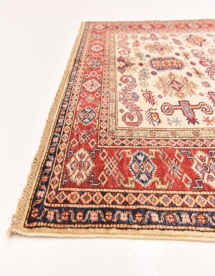 Detail image of  5' 7 x 8' 10  Hand Knotted Kazak Oriental Rug