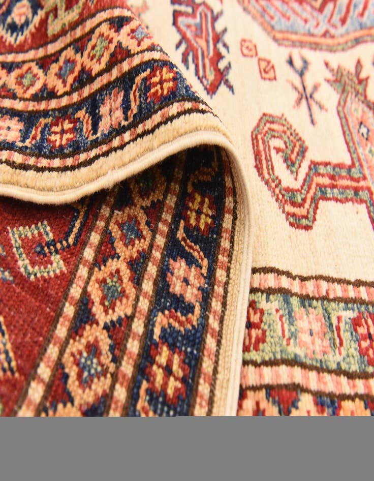 Detail image of  5' 7 x 8' 10  Hand Knotted Kazak Oriental Rug